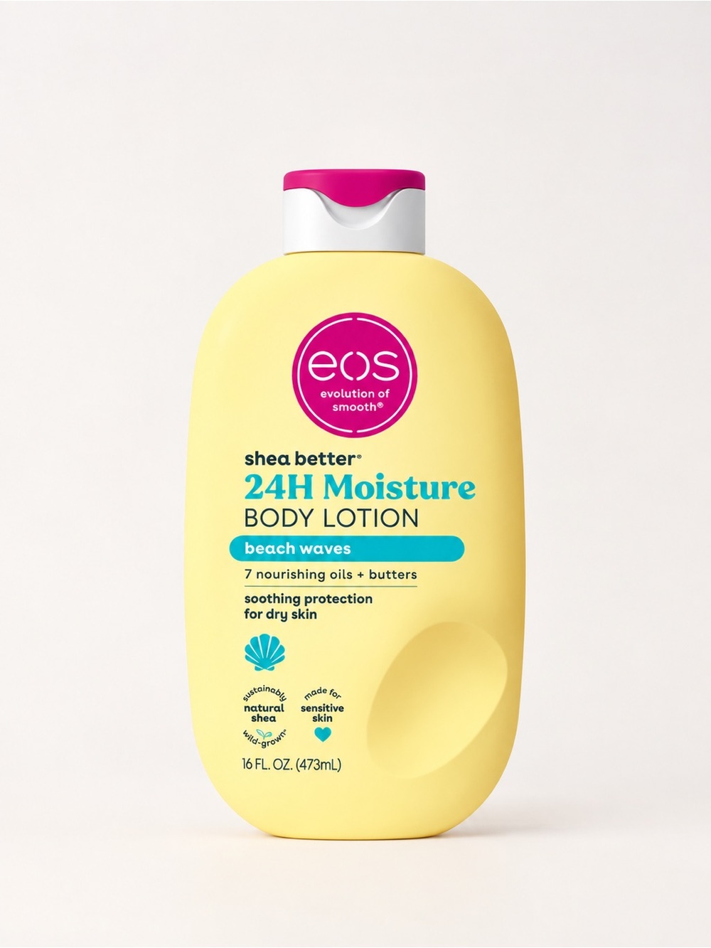 eos Shea Better Beach Waves 24H Moisture Body Lotion 16 oz New